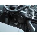 Car Steering Wheel Under Anti-kick Panel Decoration, Carbon Fiber