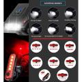 Usb Rechargeable Bike Light Set Front and Rear,led Headlight,1