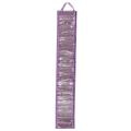 48-compartment Double-sided Vinyl Roll Door Hanging Bag(purple)