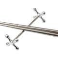 8 Pcs Zinc Alloy Chopsticks Stand Metal Craft Decoration (silver)