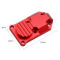 For Axial Scx24 90081 1/24 Rc Crawler Car Metal Diff Cover,red