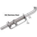 1pcs Stainless Steel 6.5inch Spring Lock for Doors and Trailer Gate
