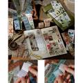 180pcs Vintage Journaling Washi Stickers for Scrapbooking Journal