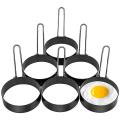 6 Pack Egg Ring, Stainless Steel Non-stick Frying Egg Maker Molds