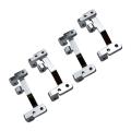 1pair Metal Pull Rod Base Seat for Wpl C24 C14 1/16 Rc Car Silver