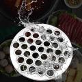 37 Holes Dumpling Mould Tools Dumplings Maker Ravioli Aluminum-silver