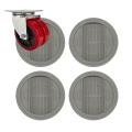 4 Pack Furniture Caster Cups Fits to All Floors&wheels Of Sofas, Beds