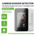 Co2 Detector Thermo-hygrometer Detector Air Quality Monitor White