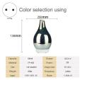 3d Firework Glass Vase Shape Air Humidifier with Night Light Eu Plug