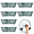 6 Pairs Of Wall Mount Pot Lid Organizer, for Cabinet, Lid Holder
