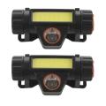 2x Portable Mini Led Head Light Lamp Flashlight Waterproof Q5