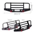 Adjustable Metal Front Bumper for 1/10 Rc Crawler Traxxas Trx4,1