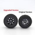 5pc Spare Tires Tyre Wheel for Xiaomi Jimny 1/16 Rc Crawler Car,red
