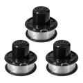 3pcs Weed Eater Spools for Rs-136 St4000 String Trimmer 20ft 0.065in