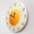 Fried Egg Wall Clock Digital Pointer Clock Acrylic Wall Clock