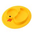 Silicone Divided Toddler Plates - Portable Non Slip Suction Plates