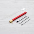 Embroidery Crochet Hook with 3 Needles Punch Threader Set
