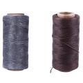 260m 150d 1mm Leather Wax Thread Hand Needle Cord Gray