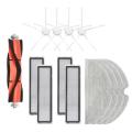 Side Brush Rag Hepa Filter for Xiaomi Dreame D9 Robot Vacuum Cleaner