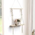 Wall Hanging Boho Room Decor Macrame Wall Shelf, Handmade Boho Decor