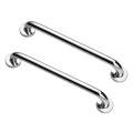 2pcs Bathroom Tub Toilet Stainless Steel Handrail Grab Bar (50cm)