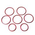 7pc Car Stickers for Mercedes Benz C Class W205 Glc 180 200 260red