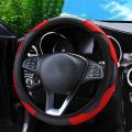Car Steering Wheel Cover Non-slip for Car Decoration Red