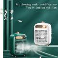Personal Space Air Cooling Fan for Home Office, Usb Portable Green