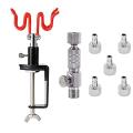 Universal Airbrush Holder Stand Holds with 5 Male Fitting