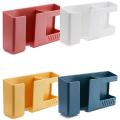 4 Pcs 4-color Wall-mounted Mobile Phone Holder Perforated Free