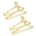 15pcs Gold Metal Clothes Hanger with Groove, Heavy Duty Strong Hanger