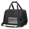 Soft Pet Carriers Portable Breathable Foldable Bag Cat Dog Black