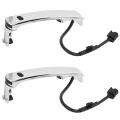 Chrome Outside Left Door Handle for Nissan Rogue 2010 2011 2012 2013