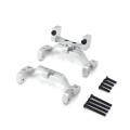 For Mn D90 1/12 Rc Car Metal Pull Rod Seat & Axle Up Servo Bracket,silver