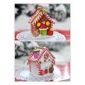 Soft Clay Decoration Ornaments Christmas Window Scene Layout Props D