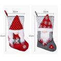 Christmas Stockings Candy Bag for Home Holiday Decoration, B