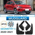Car Mudflaps for Geely Geometry C 2020-2021 Mudguard Fender Mud Flap