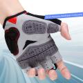 Giyo Cycling Gloves Half Finger Glove for Mtb Motorcycle Red M