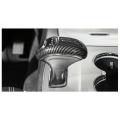 Carbon Fiber Gear Shift Knob Shifter Lever Cover Trim Decoration