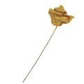 21pcs Foam Glitter Artificial Rose Decor, Gold