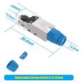 6 Pcs Rj45 Connector Tool-free for Installation Cable Network Plug