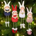 4 Pack Christmas Decoration Christmas Bells Love Girl Pendant