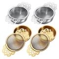 Tea Strainers with Drip Bowls, Mesh Tea Infuser Stainless Steel