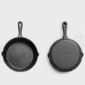 Cast Iron Skillet Pan for Indoor and Outdoor Use Grill Black B