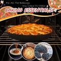Tart Pans Set Of ,9 Inch Quiche Pan Non-stick Bottom for Baking Pies