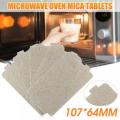 5pcs Microwave Oven Cover Sheet Universal Repairing Mica Plate