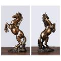 2x Art Sculpture, European-style Flying Horse Decoration, Copper