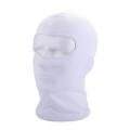 Outdoor Full Face Mask Spandex Cycling Ski Cs Mask White