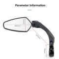Bicycle Rear View Mirror Wide Range Back Sight Reflector Mirror,right