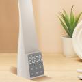 1pcs 4-level Led Desk Lamp with Bluetooth Speaker Alarm Temperature